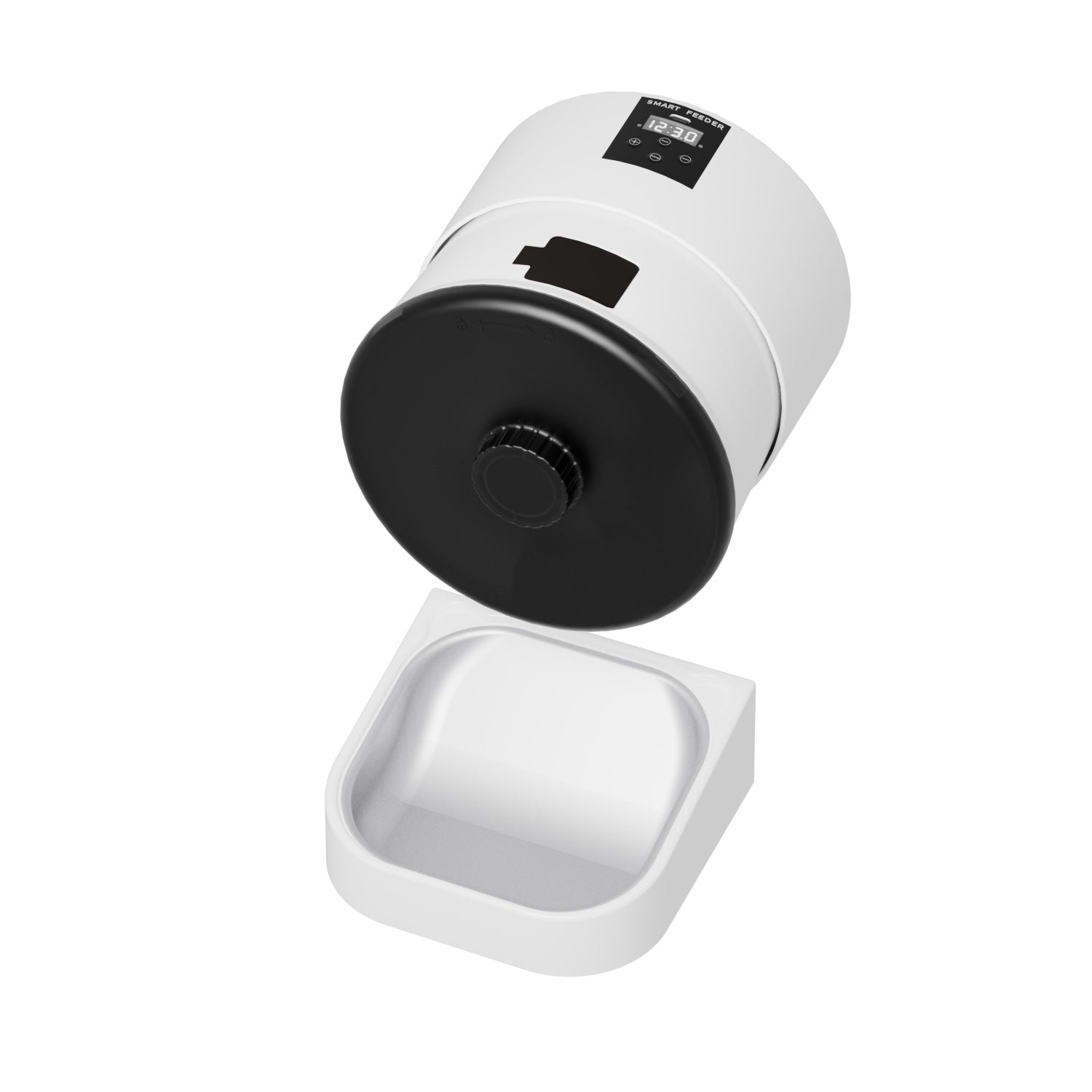 Automatic Smart Pet Feeder — WiFi App Control, Timed Feeding, 3L, Wall Mountable