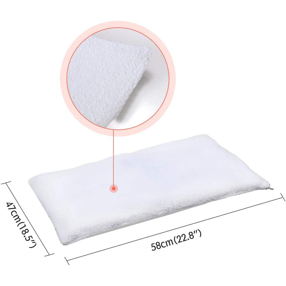 Self-Heating Pet Mat — Cashmere & Thermal Layer Blanket for Dogs & Cats, 60×45cm