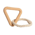TPR Triangle Tug Toy — Chew, Pull & Interactive Play for Dogs, 3 Colors