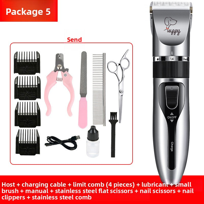 Professional Pet Hair Clipper Kit with Ceramic Blade