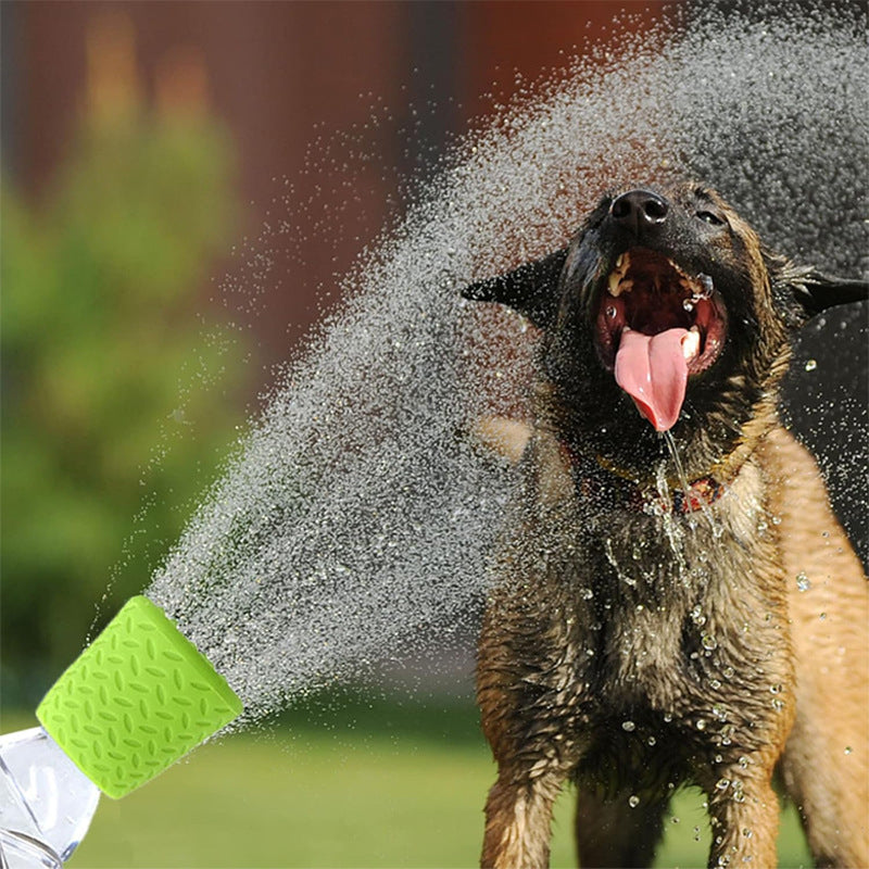 Portable Silicone Pet Shower Head — Handheld Bathing Tool for Dogs & Cats, 3 Colors
