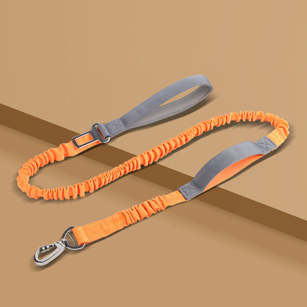 Reflective Dog Leash — Heavy-Duty Nylon, Padded Handle, Adjustable 4.1 ft, 5 Colors