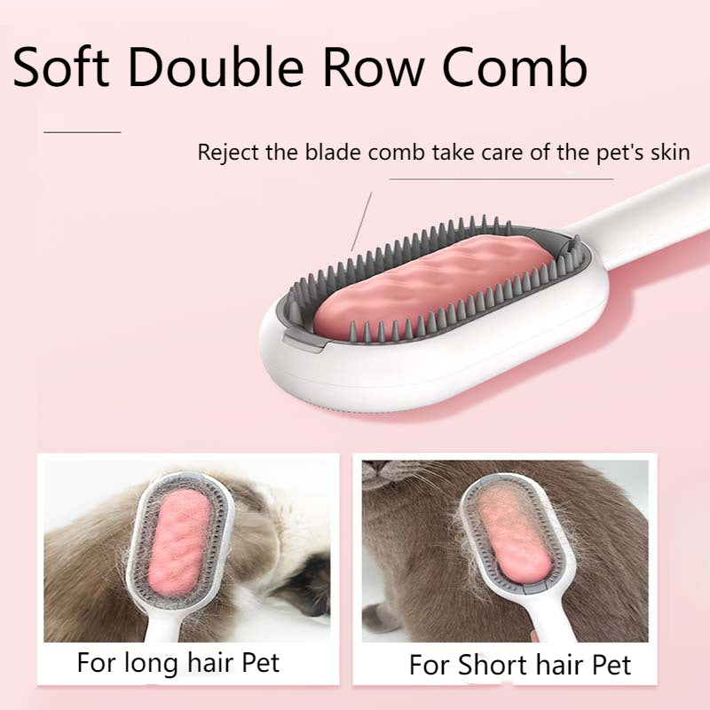 Disposable Sticky Pet Comb — Self-Cleaning Lint Brush for Cats & Dogs, 2 Styles, 2 Colors