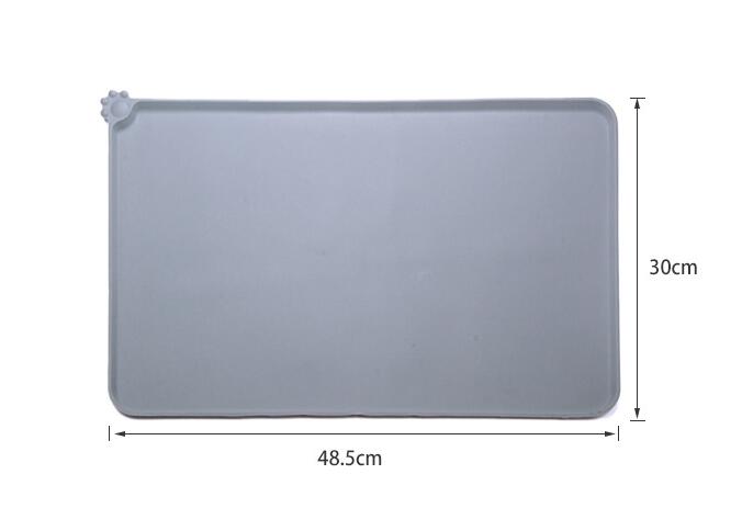 Silicone Pet Feeding Mat – Waterproof Non-Slip Food & Water Bowl Placemat for Dogs & Cats