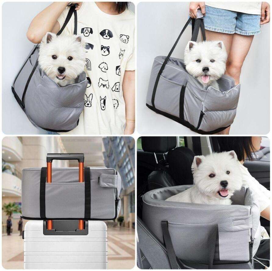 Car Pet Carrier Bag – Portable Kennel & Outing Shoulder Bag for Pets