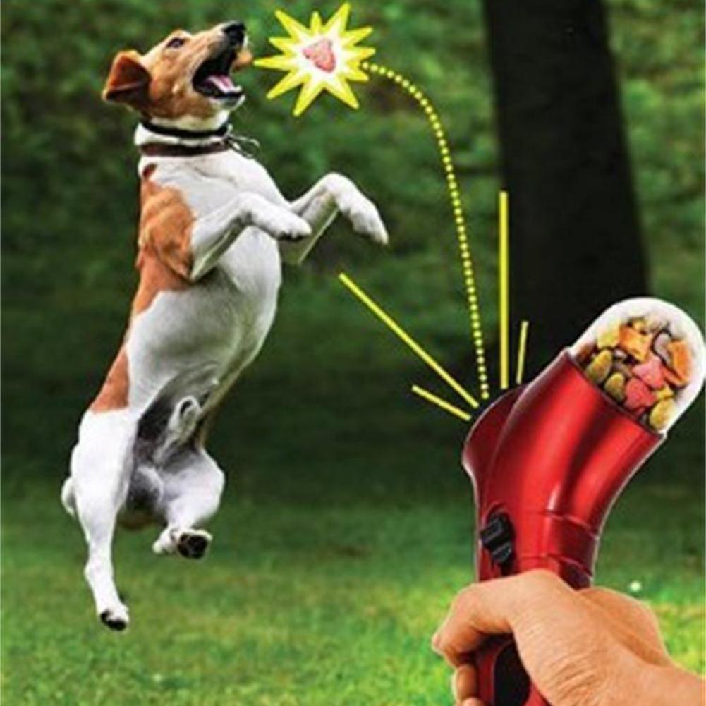 Pet Treat Launcher — Spring-Loaded, Hands-Free Training Tool for Dogs & Cats
