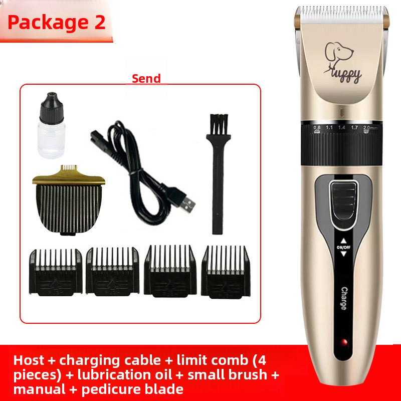 Professional Pet Hair Clipper Kit with Ceramic Blade