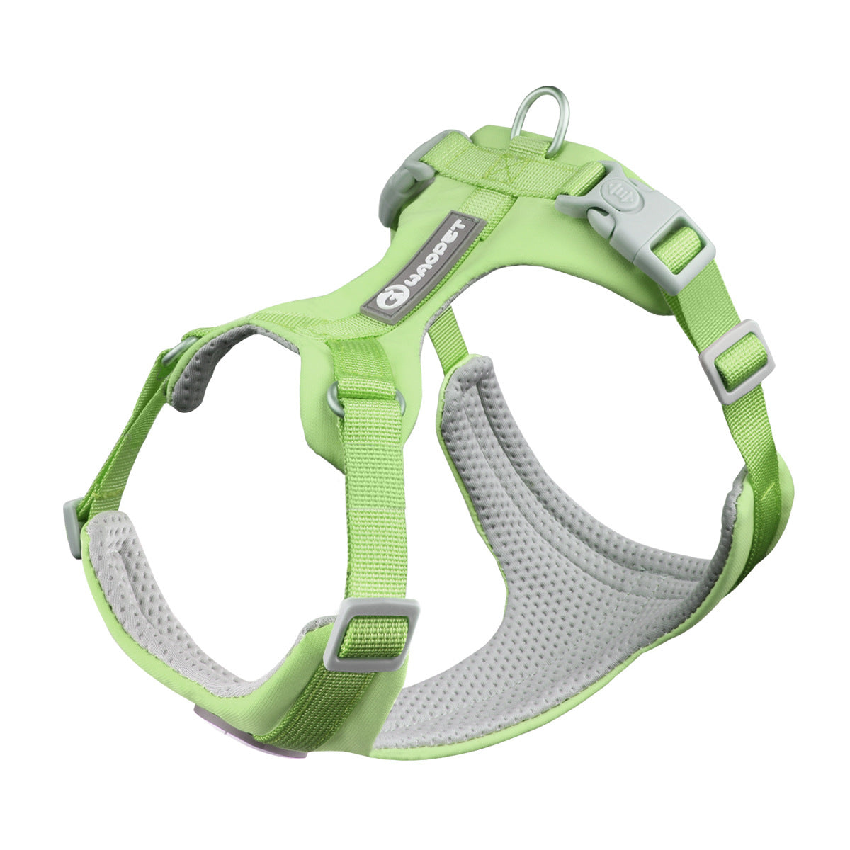 Reflective Dog Harness & Leash Set — Soft Breathable Vest, 6 Colors, Sizes XS–L