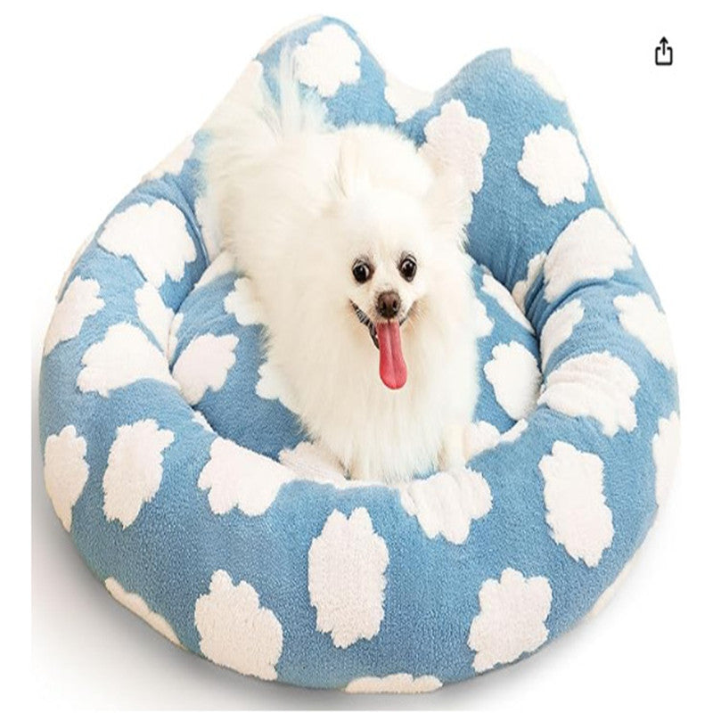 Round Pet House – Four Seasons Warm Cat & Dog Kennel