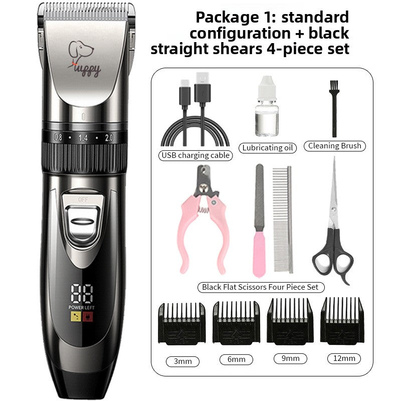Professional Pet Hair Clipper Kit with Ceramic Blade