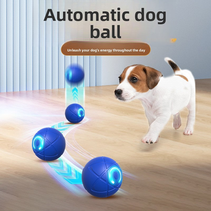 Electric Bouncing Pet Toy Ball — Interactive Anxiety Relief Toy for Dogs & Cats