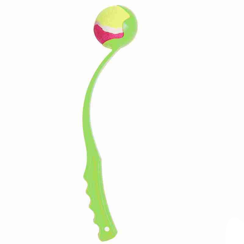 Dog Ball Launcher Thrower — 38cm PP, Fetch & Retrieve Training, 3 Colors