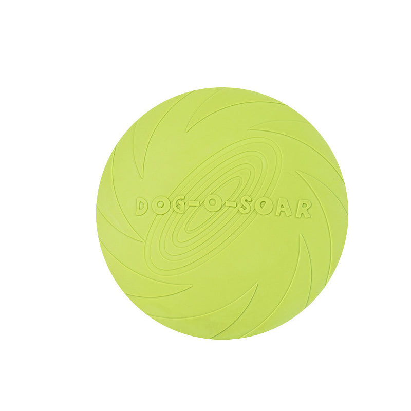 Soft Dog Frisbee — Bite-Resistant, Floating, 3 Sizes & 3 Colors