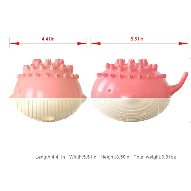 Crocodile Water Jet Floating Dog Toy — Squeaky, Molar, 140mm, 4 Colors