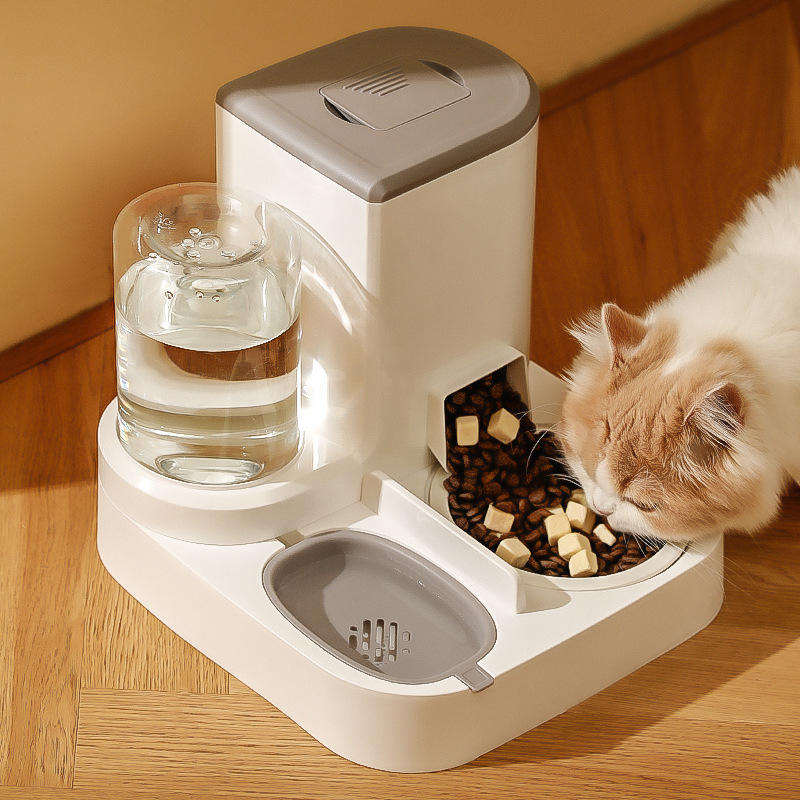Automatic Pet Feeder — Stainless Steel or Ceramic Bowl, 9 Variants, Cats & Dogs