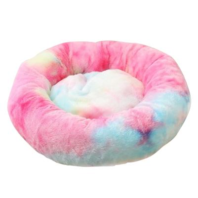 Donut Pet Bed — Ultra-Soft Corduroy, Washable, 3 Sizes, 8+ Colors