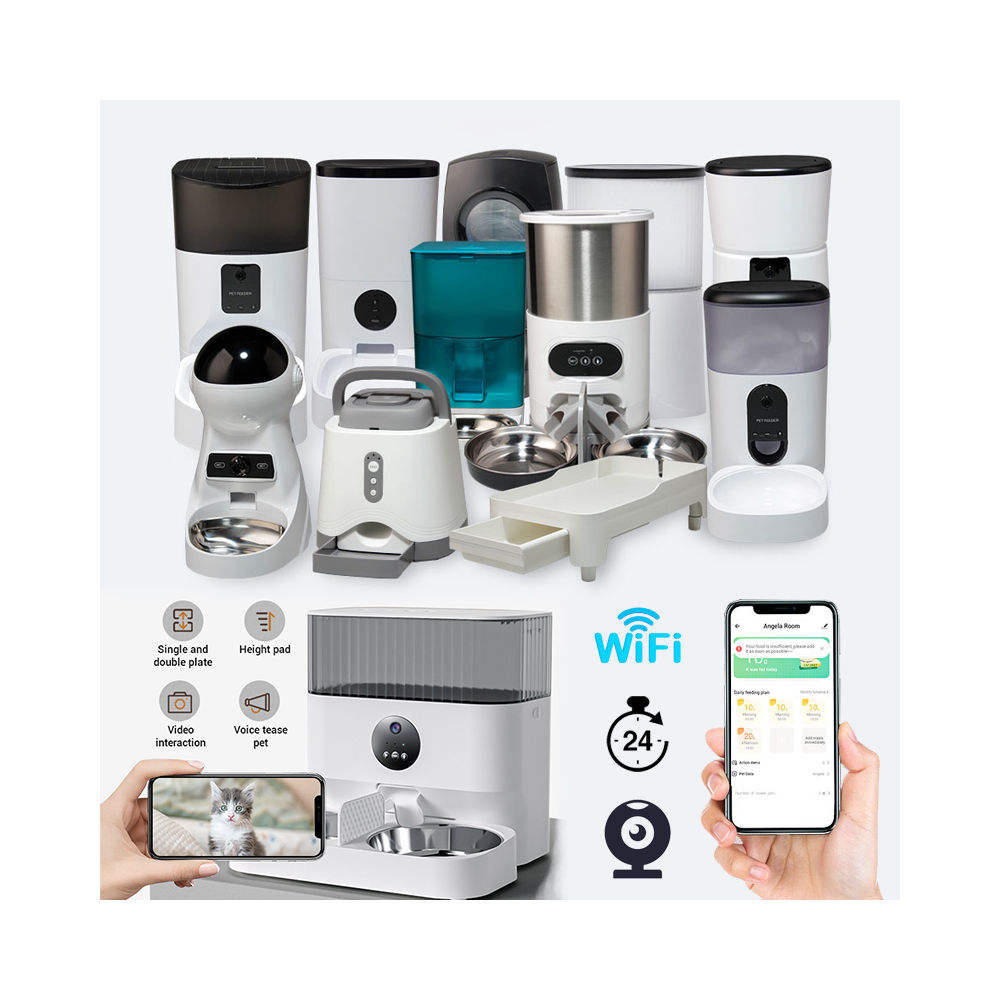 WiFi Smart Microchip Pet Feeder — App-Controlled, Timed Feeding, Battery-Powered