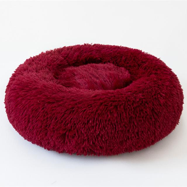 Donut Pet Bed — Ultra-Soft Corduroy, Washable, 3 Sizes, 8+ Colors