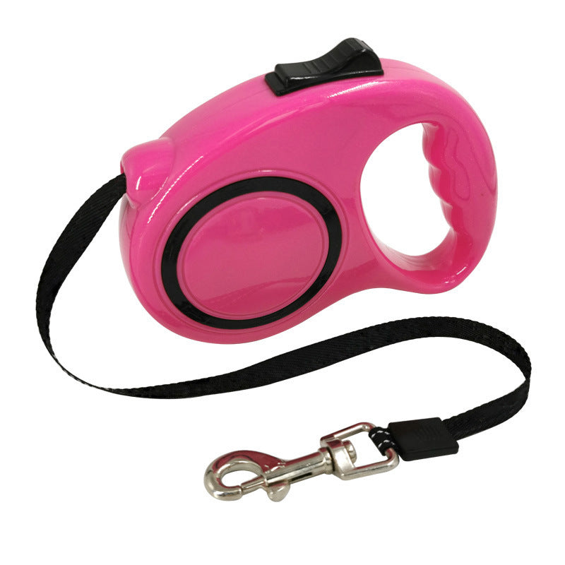 Retractable Dog Leash — ABS & Nylon, 7 Colors, 3M or 5M