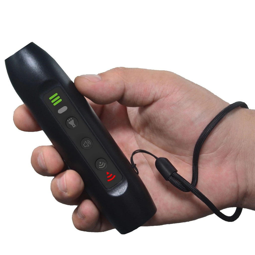 Ultrasonic Anti-Bark Dog Trainer — USB Rechargeable Handheld Repeller