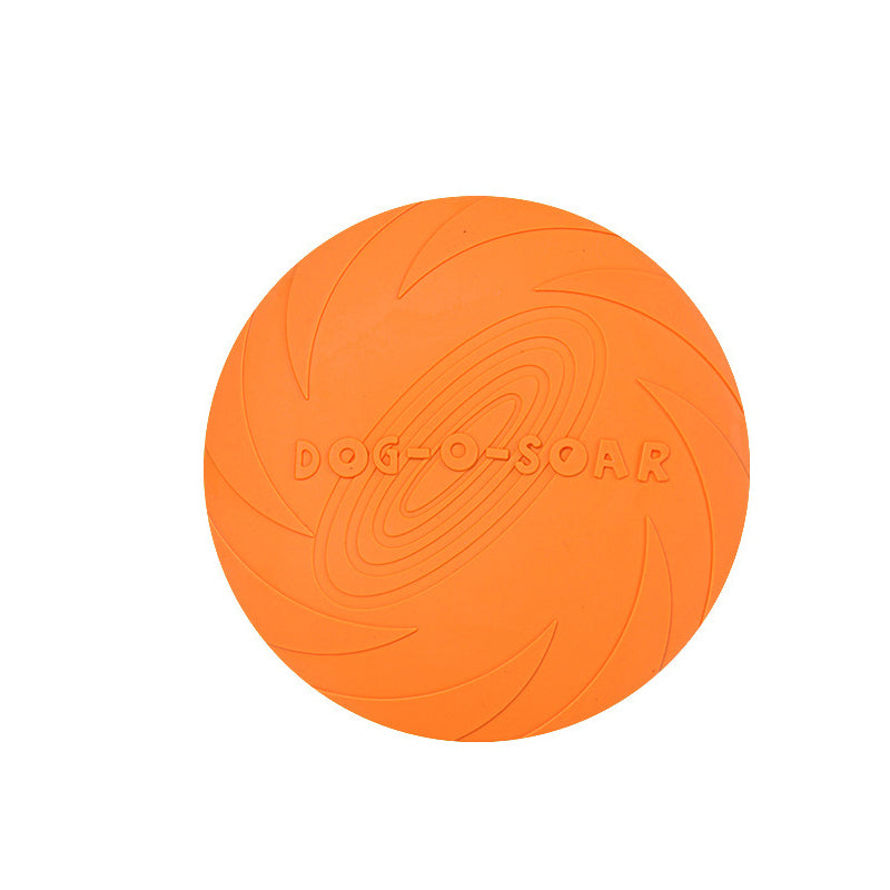 Soft Dog Frisbee — Bite-Resistant, Floating, 3 Sizes & 3 Colors