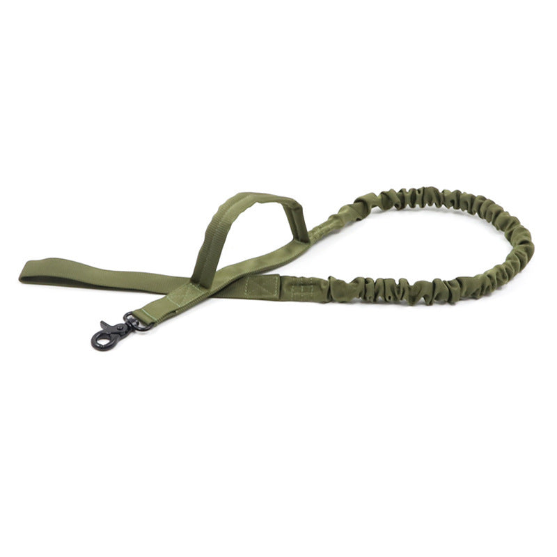 Tactical Dog Collar & Leash Set — Heavy-Duty Nylon, 8 Colors, Sizes M–XL