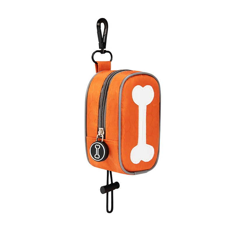 Dog Poop Bag Dispenser with Storage Case – Portable PVC Waste Bag Holder for Leash