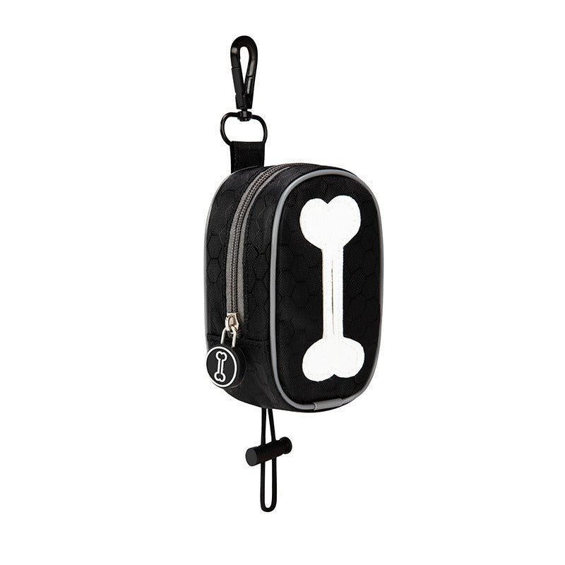 Dog Poop Bag Dispenser with Storage Case – Portable PVC Waste Bag Holder for Leash