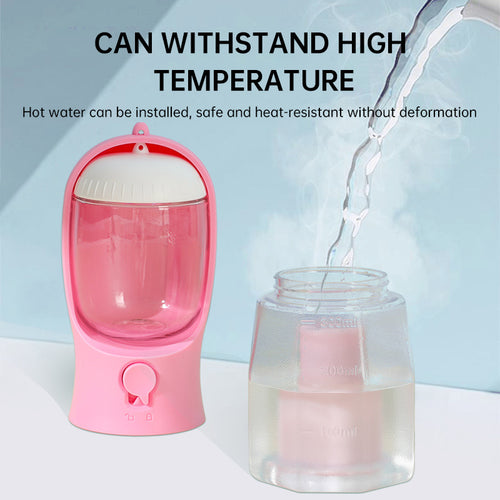 3-in-1 Portable Pet Water Bottle — Water, Food & Poop Bags in One