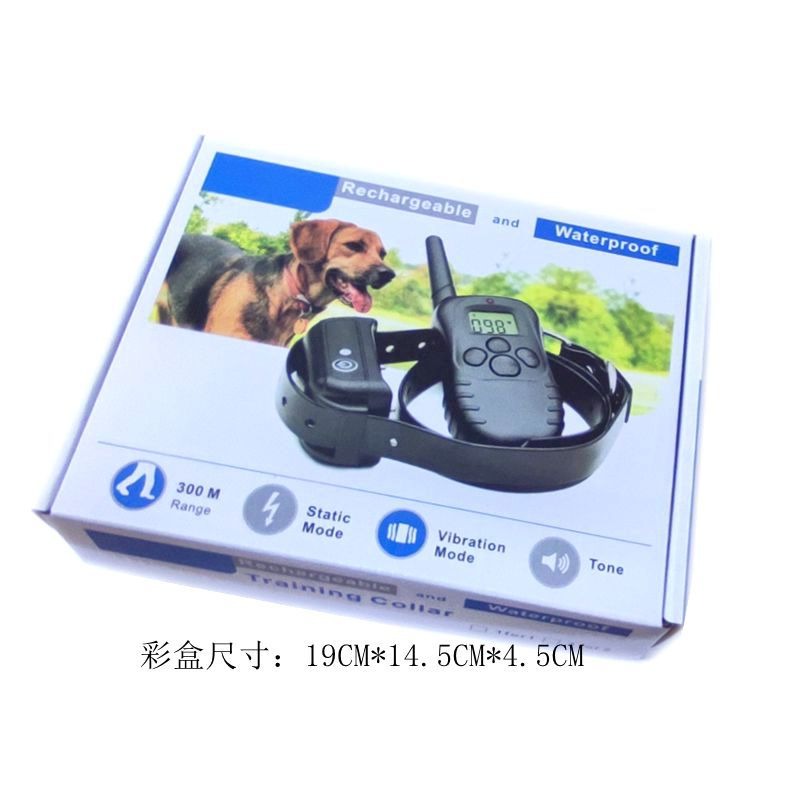 Remote Dog Training Collar — 300m Range, 4 Modes, Waterproof, 1 or 2 Dogs