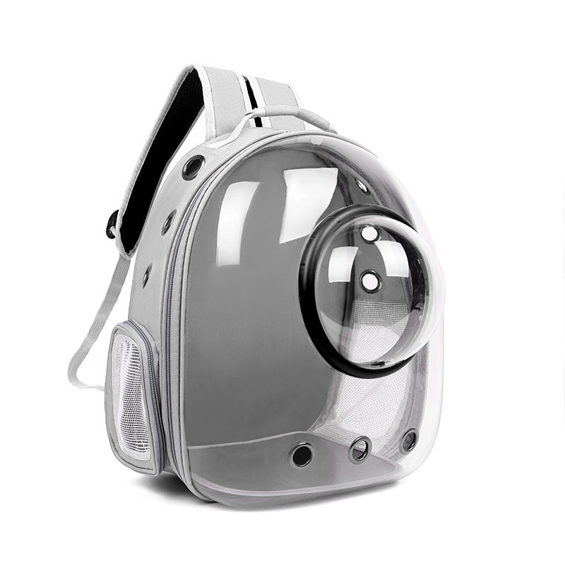 Space Capsule Transparent Pet Carrier Bag — Panoramic Window, Up to 13 lbs, 14 Styles