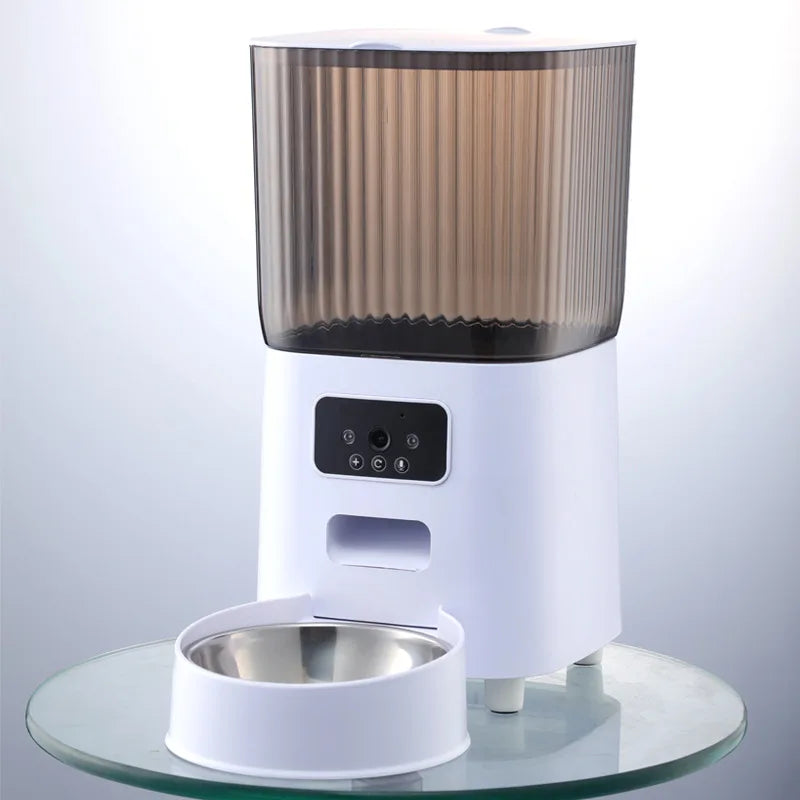 5L Smart Automatic Pet Feeder with Camera, WiFi & Voice Recorder