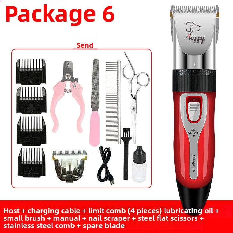 Professional Pet Hair Clipper Kit with Ceramic Blade