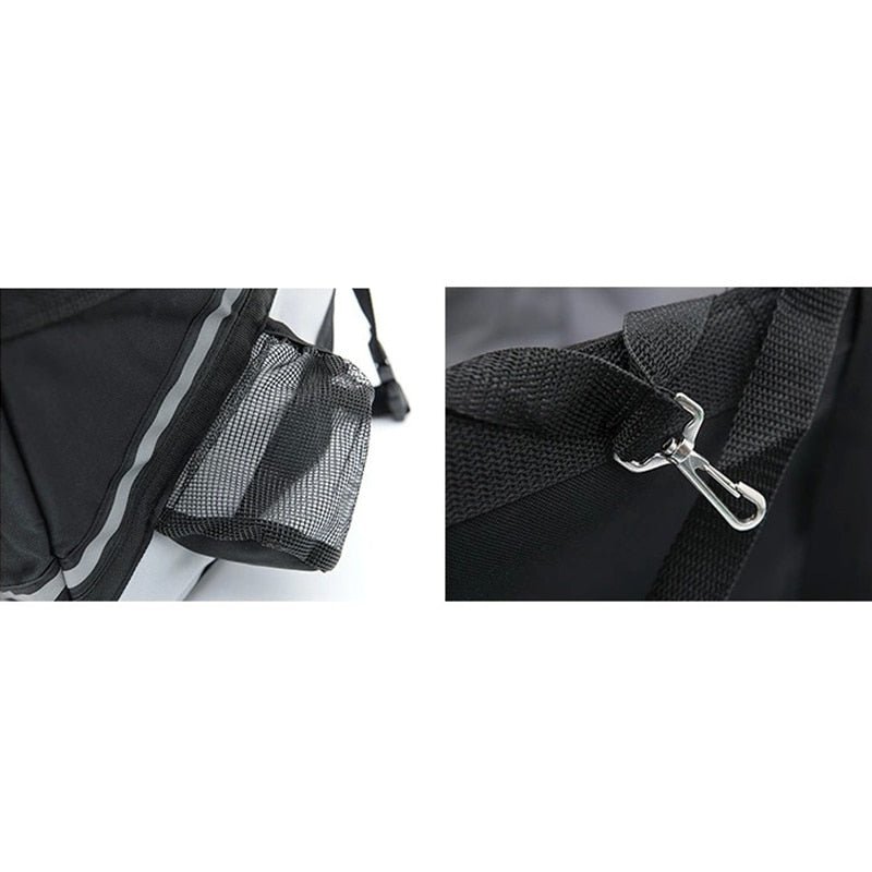 Pet Bicycle Carrier Bag — Waterproof Oxford Basket for Dogs & Cats, 3 Colors