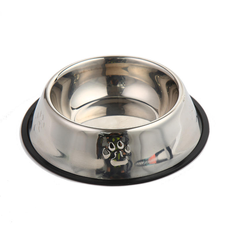 Stainless Steel Dog Bowl – Non-Slip Pet Food Bowl, 6 Sizes Available