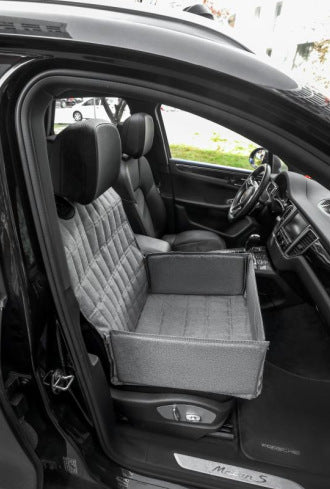 Car Front Seat Pet Mat & Cushion – Non-Slip Dog Car Seat Cover