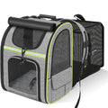 Expandable Breathable Pet Carrier Backpack — Oxford Fabric, 5 Colors, Fits Pets Up to 15 lbs