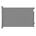 Retractable Pet Gate — 33.7" Tall, Extends to 58.3" Wide, Indoor/Outdoor, Grey