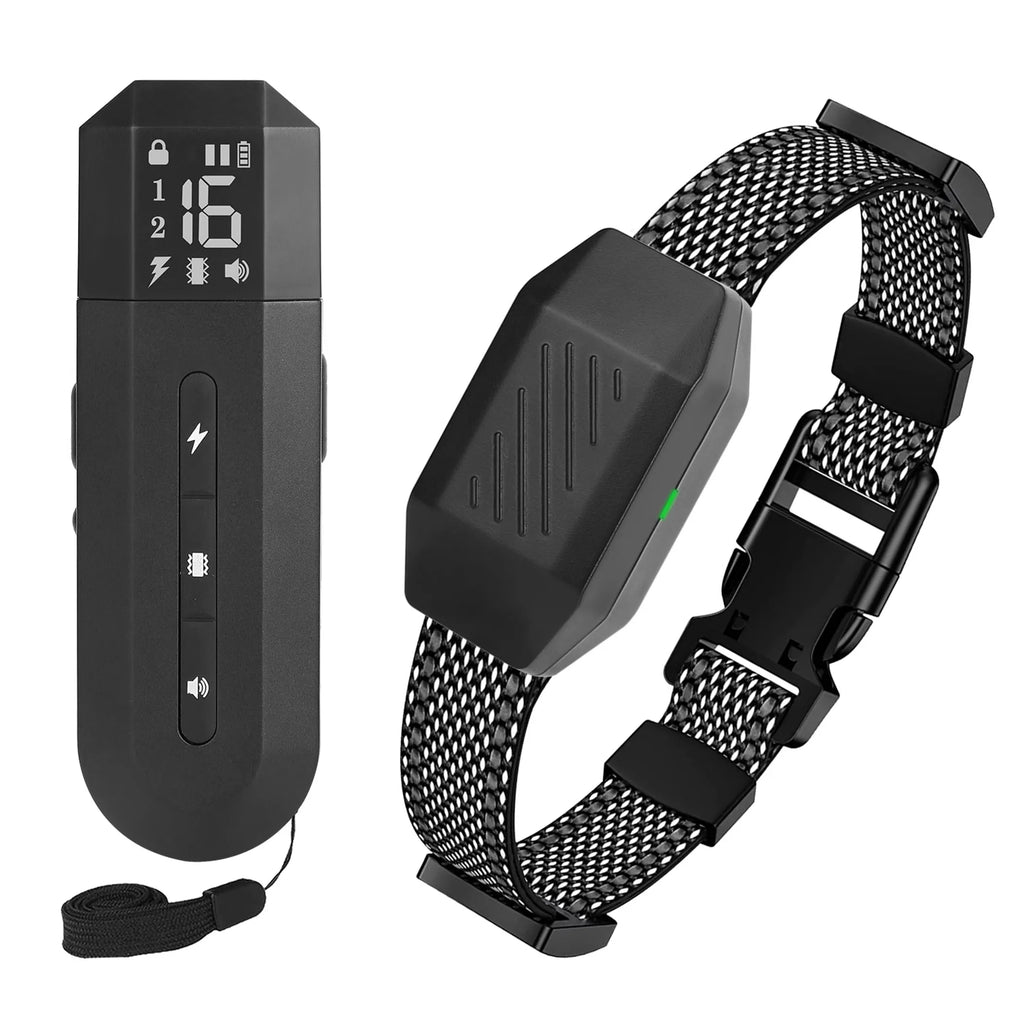 Dog Training Collar — IP67 Waterproof, 2624ft Range, 16 Levels, Durable ABS