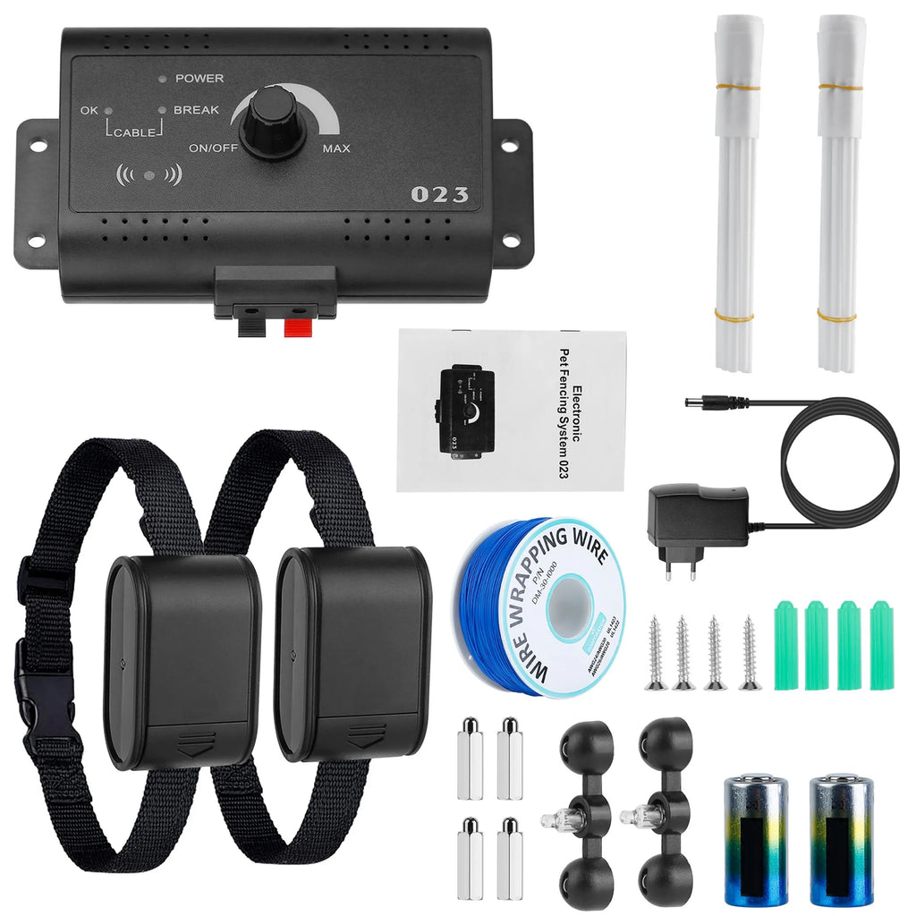 In-Ground Electric Dog Fence System — Buried Wire, Tone & Static Correction