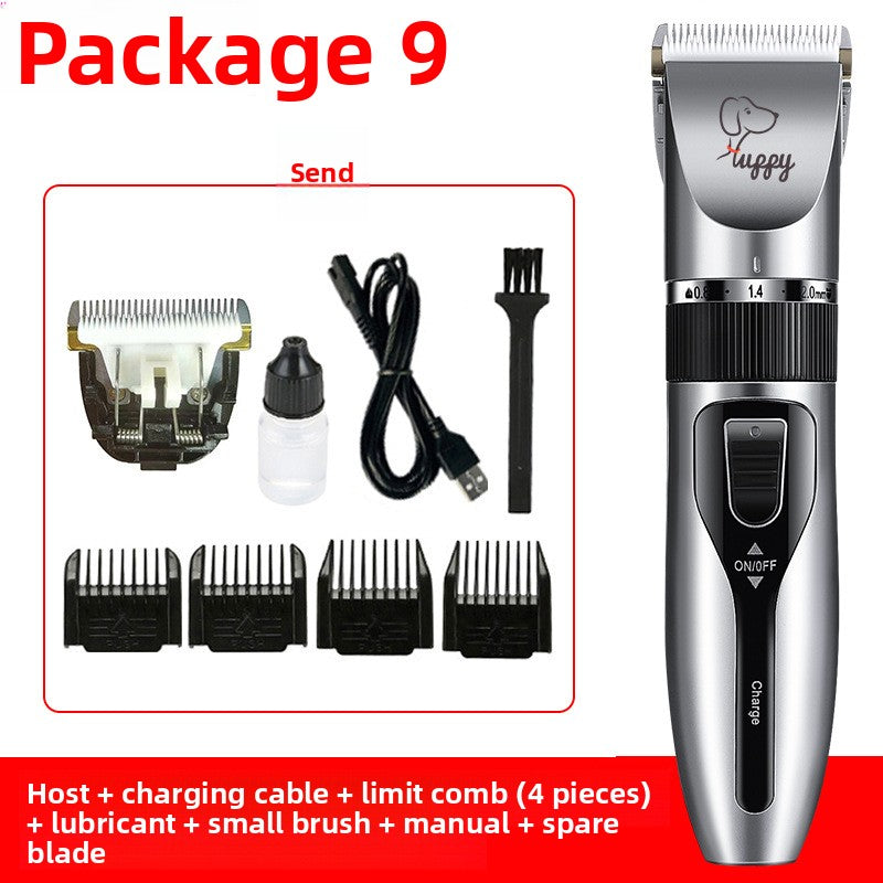 Professional Pet Hair Clipper Kit with Ceramic Blade