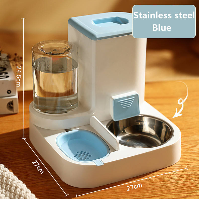 Automatic Pet Feeder — Stainless Steel or Ceramic Bowl, 9 Variants, Cats & Dogs