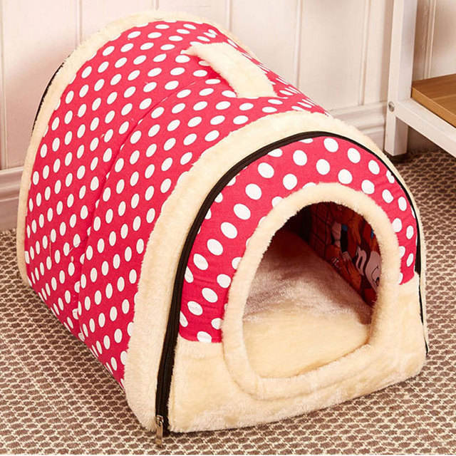 Detachable Pet Kennel Bed — Cozy Enclosed House for Cats & Small Dogs