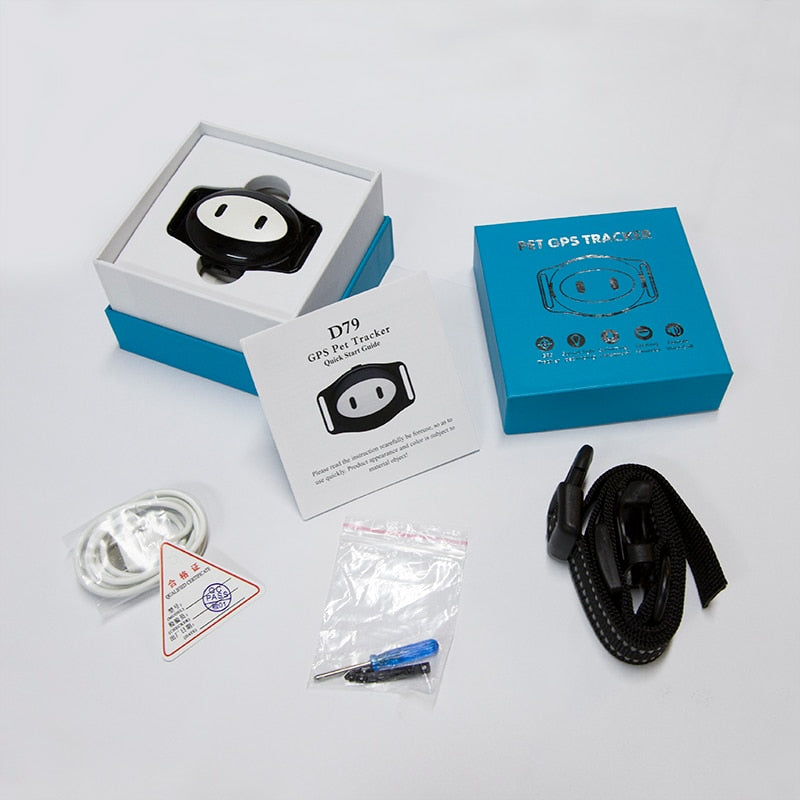 Mini GPS Pet Tracker — GSM/LBS Collar Tracker, Geofence Alert, Long Standby, Free App
