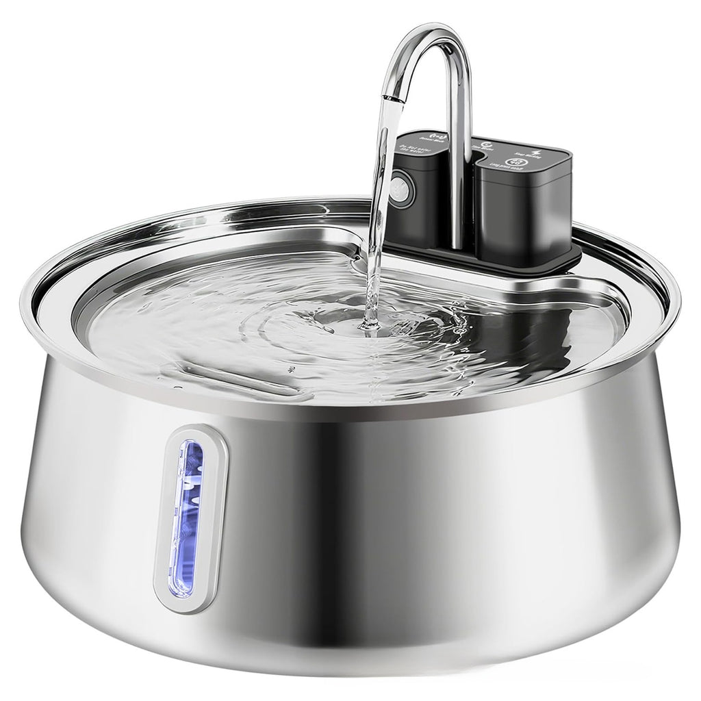 Wireless Smart Pet Water Dispenser — 4L Infrared Induction Fountain with Stainless Steel Faucet
