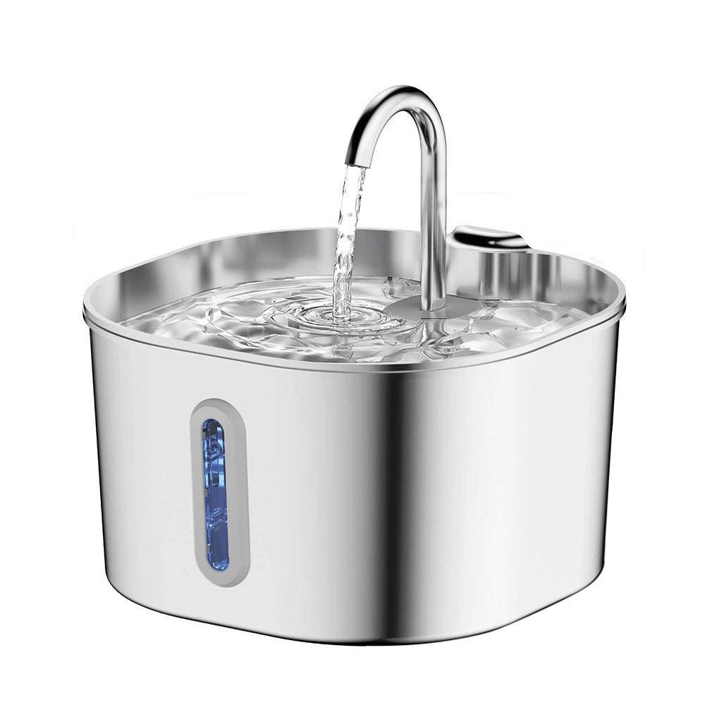 Smart Pet Water Fountain — 2.2L Stainless Steel, Multi-Filtration, Quiet Pump, 6 Styles