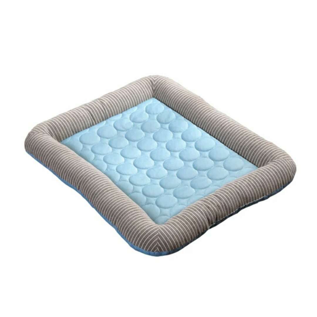 Ice Silk Pet Cooling Pad — Waterproof Summer Mat for Dogs & Cats, 4 Sizes