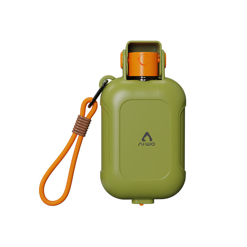 2-in-1 Portable Pet Travel Bowl — Foldable Water & Food Cup for Dogs