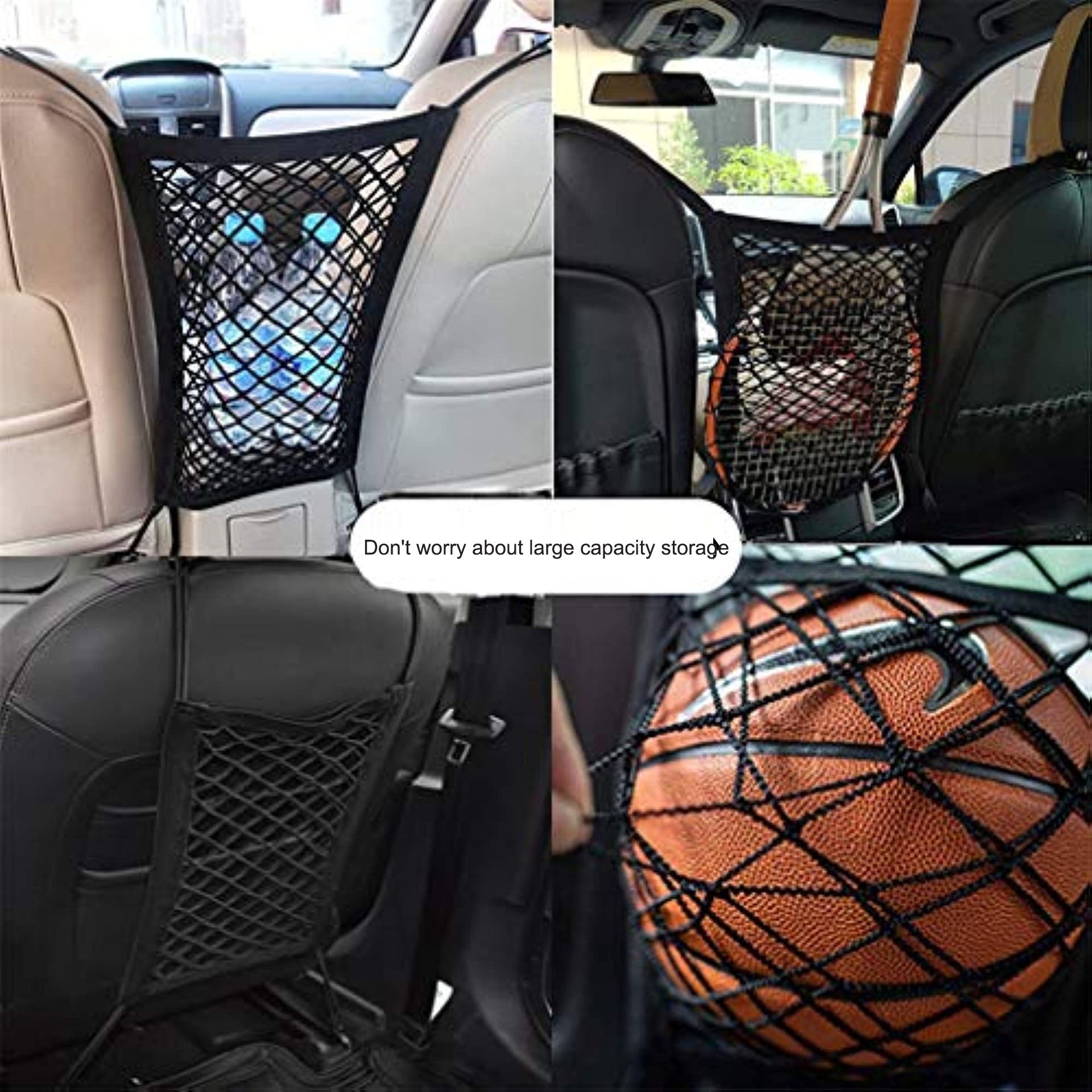 Pet Car Safety Isolation Net – Dog Car Barrier & Anti-Fall Protection Net