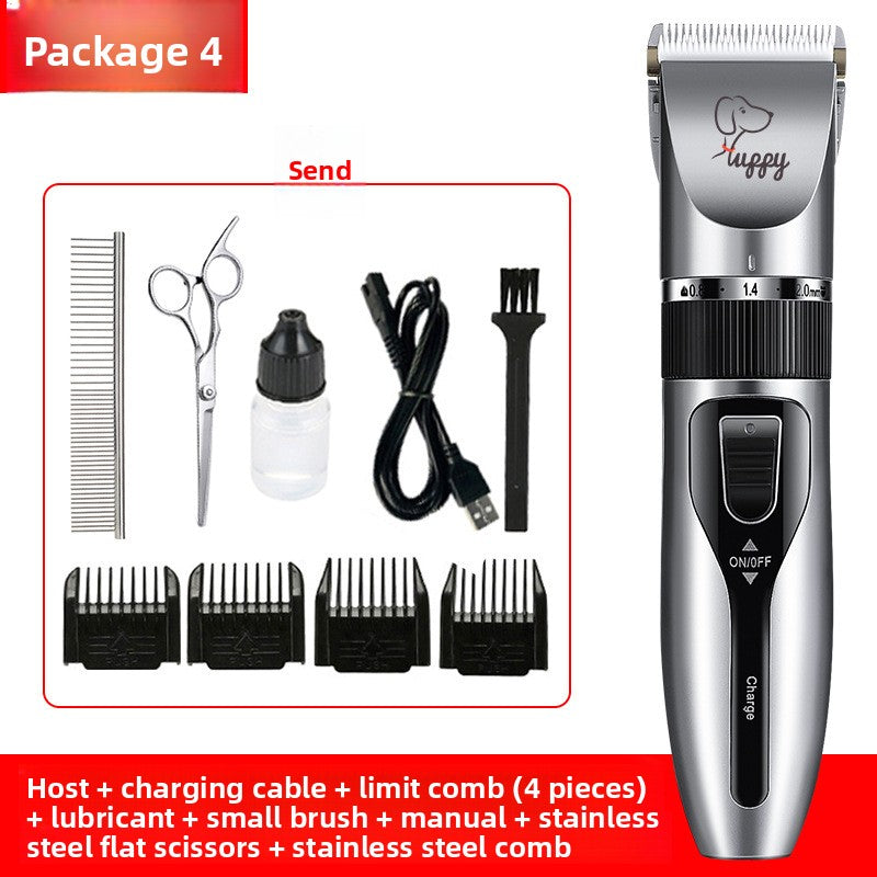 Professional Pet Hair Clipper Kit with Ceramic Blade